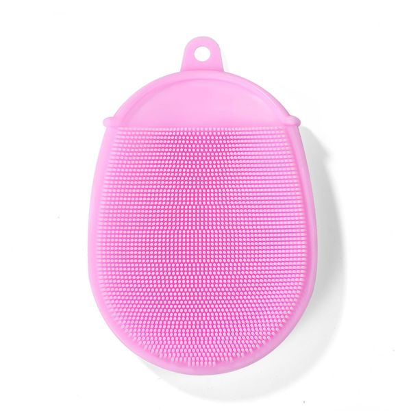 

infant caps shower ceaning brush baby bathing silicone shampoo and face bath ball