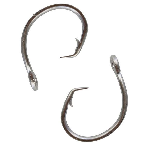 

fishing hooks 100pcs 39960 stainless steel big game fish tuna circle bait fishhooks size 8/0-15/0