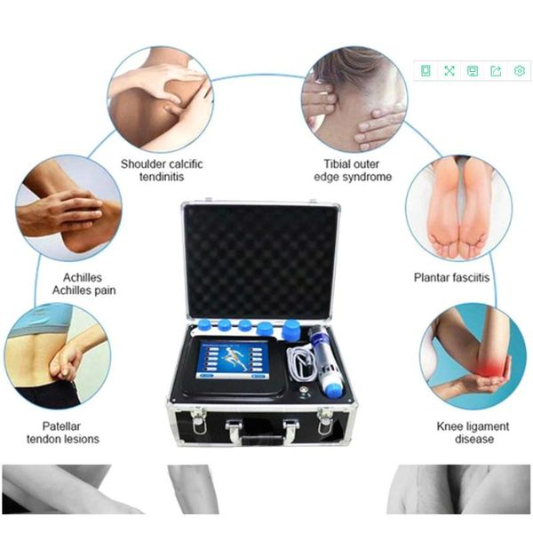 

electric massagers muscle stimulation wave therapy equipment shockwave eswt physiotherapy knee back pain relief cellulites removal