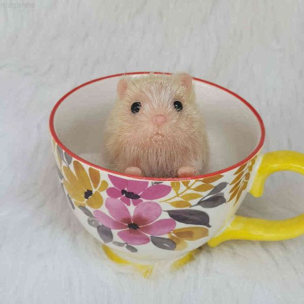 

children's sile doll, 4-inch mini hamster newborn, 2021