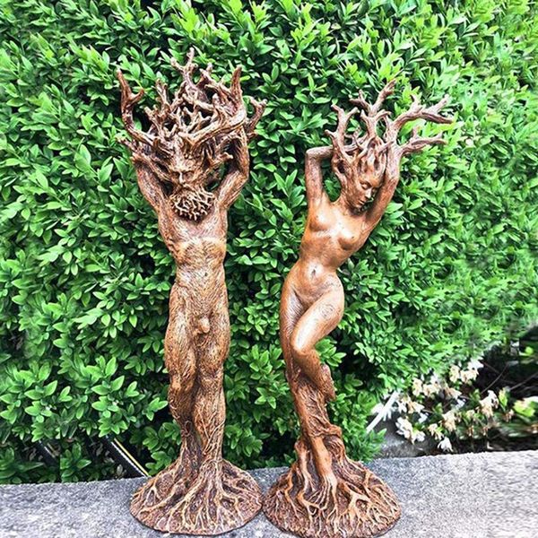 

garden decorations resin statue decoration tree surface sculpture home