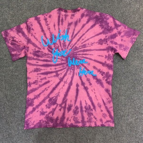 

tee scott travis astroworld race shirt tie dye 1:1 quality tees harajuku t-shirt women's men, White;black