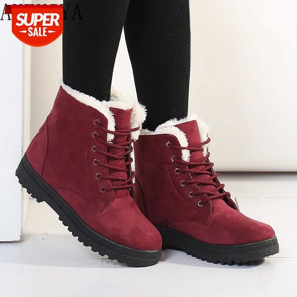 

warm snow boots for women and men faux suede ankle boots for winter womens plus size boots #dx0t, Black
