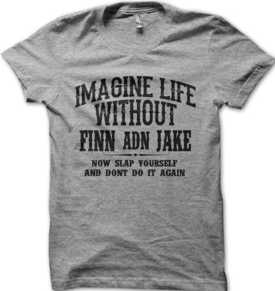 

Adventure Time FINN and JAKE inspired heather cotton t-shirt 9938, White;black