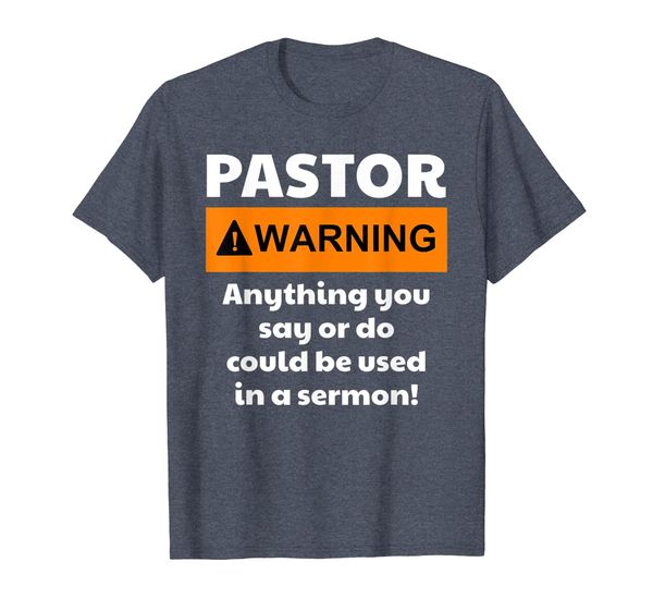 

funny pastor shirt - warning i might put you in a sermon, White;black