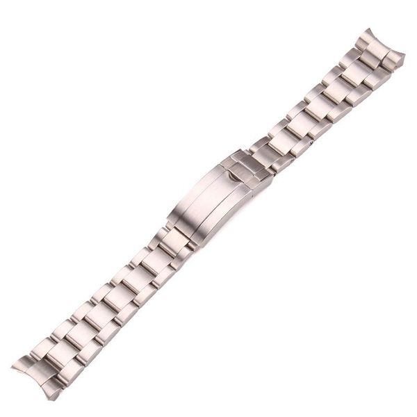 

watch bands rolamy 16mm x 9mm mm cepillo polaco de acero inoxidable banda reloj despliegue cierre para pulsera cuero gom, Black;brown