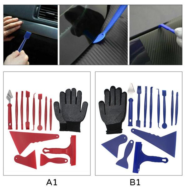 

car sponge 13pcs window film tint tools kit gloves vinyl wrap accessories