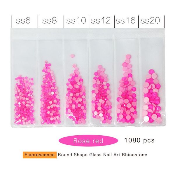 

nail art decorations sne06 6 grid fluorescent flat drill, Silver;gold