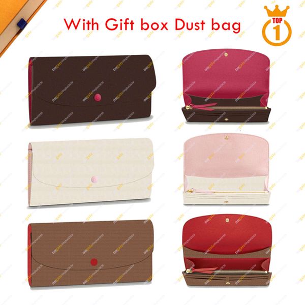 

ladies fashion er 5a wallet emilie m606 n63546 n41625 flower & checkerboard jelly color coin purse card holder with sportszones, Red;black