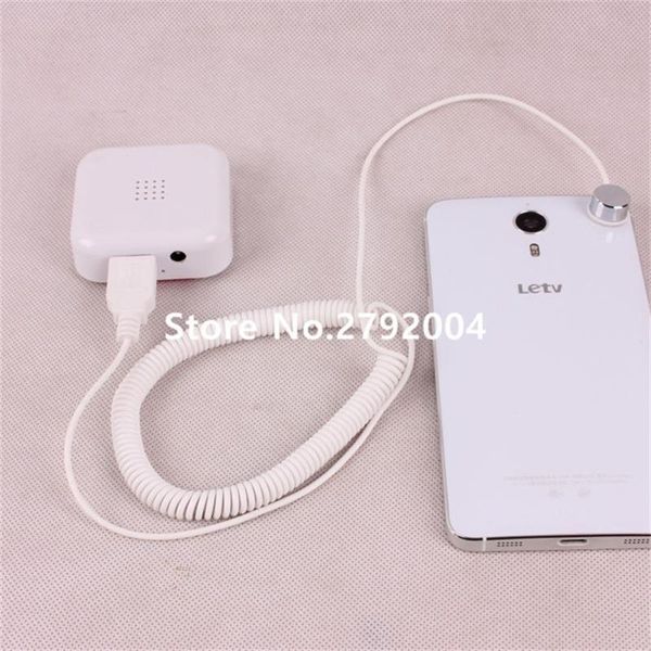 

10pcs/lot alarm cable device with usb port for cell phone and tablet pc systems
