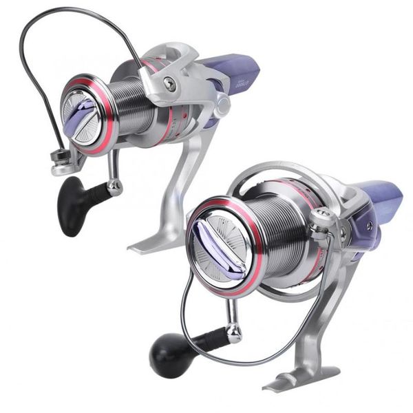 

spinning fishing reel 13+1 bb 6000/8000 series long s wheel metal ocean sea saltwater pesca baitcasting reels