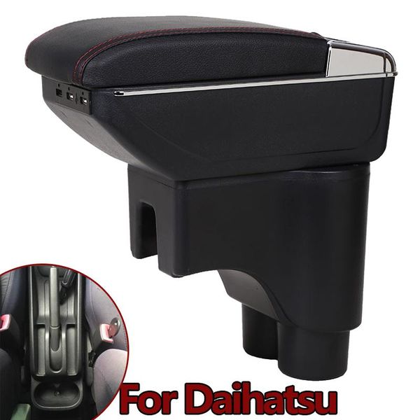 

for daihatsu terios 2 armrest box usb charging heighten double layer central store content cup holder ashtray accessories other interior