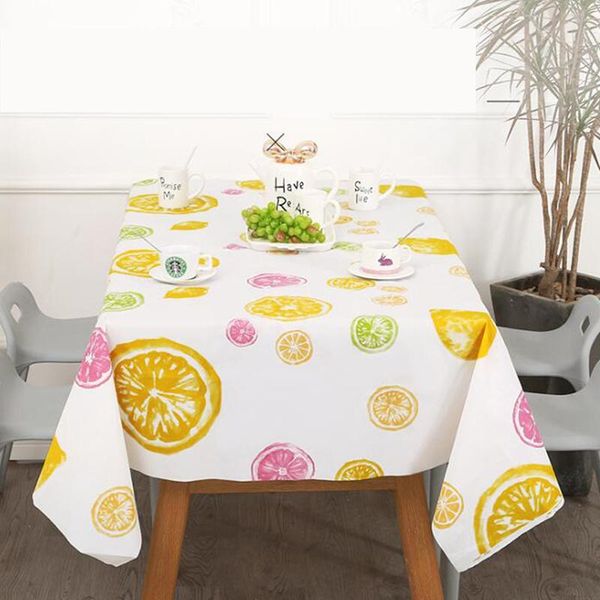 

table cloth 137*137cm tablecloth european waterproof and oil-proof leaves nordic style mat
