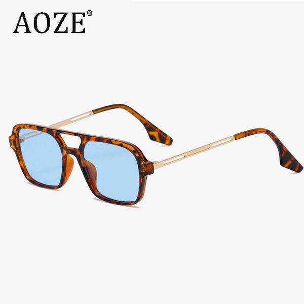 

sunglasses 2021 men pilot double beam personality vintage men's travel metal frame women's outdoor uv400, White;black