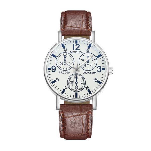 

men watches three dial mini car racing watch woman military clock cool man race decoration wristwatch, Slivery;brown