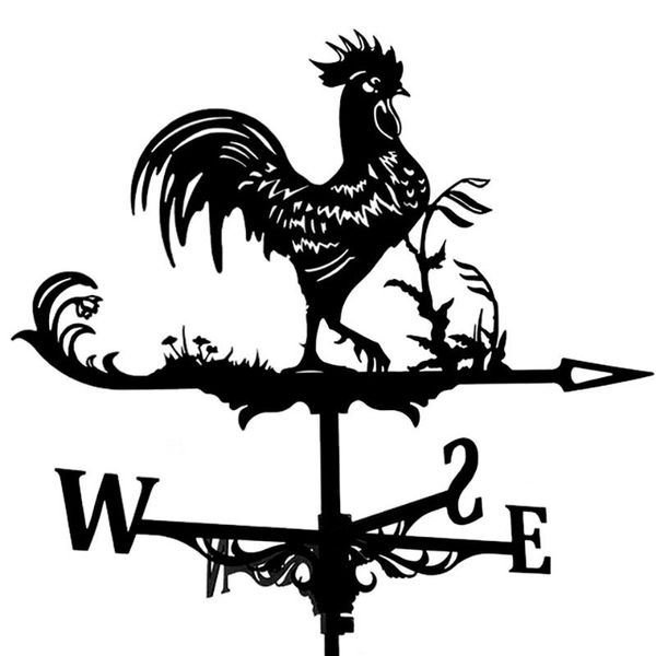 

farm stainless steel home weather vane wind direction indicator yard measuring tools for outdoor rooster animal bracket decorative objects &