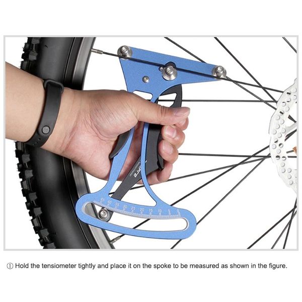 

tools bicycle spoke tension meter aluminum bike indicator tensiometer wheel builders tool repair