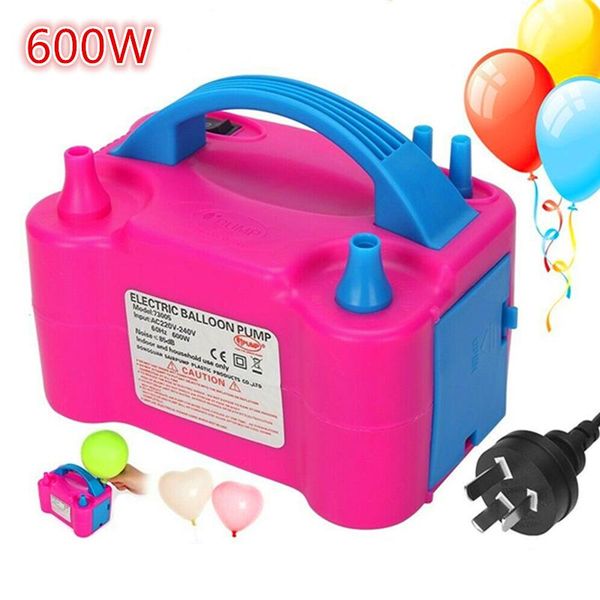

party decoration eu/us 220/110v plug double hole ac inflatable electric balloon pump air balloons birthday inflator
