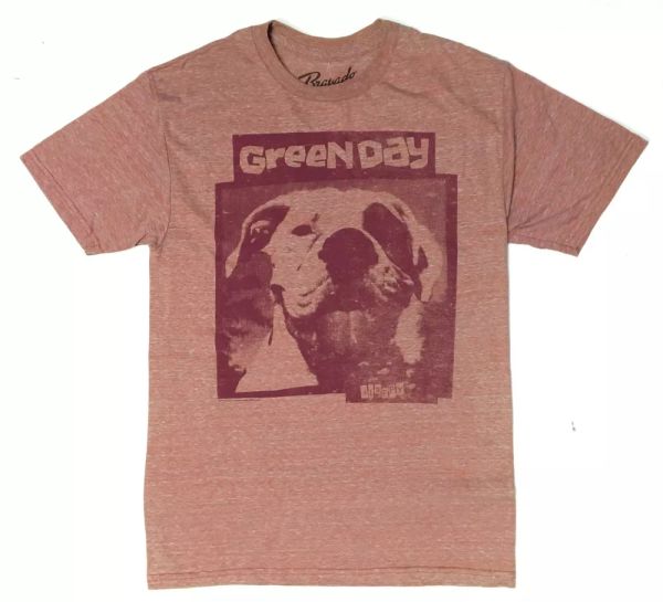 

green day slappy dog face t-shirt new 100% authentic & official, White;black