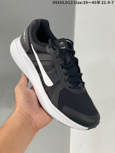 

2021 new run swift shoes black white mens running shoes cu3517-004 size 39-45