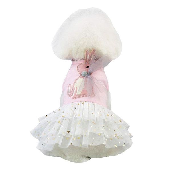 

dog apparel big deal pet dress, decor tutu princess dress wedding skirt small girl clothes soft cotton costume f