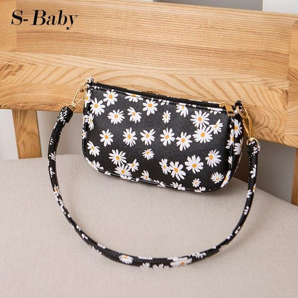 

woman floral print bag shoulder crossbody 2021 luxury elegant vintage retro brand designer messenger sac a dos#y3 waist bags