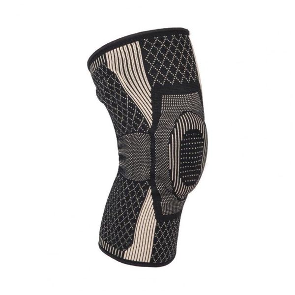 

elbow & knee pads strong grip fitness gear stretch sports support pad for climbing, Black;gray