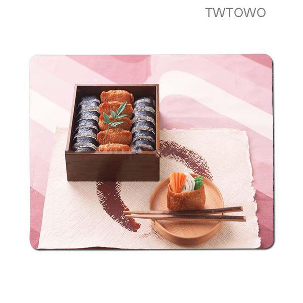

mouse pads & wrist rests sushi japan yummy food lapmousepad small harajuku aesthetics office decoration pad cartoon cute