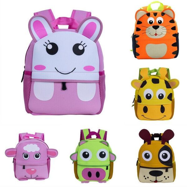 

backpack cute kid toddler kindergarten schoolbag 3d cartoon animal bag