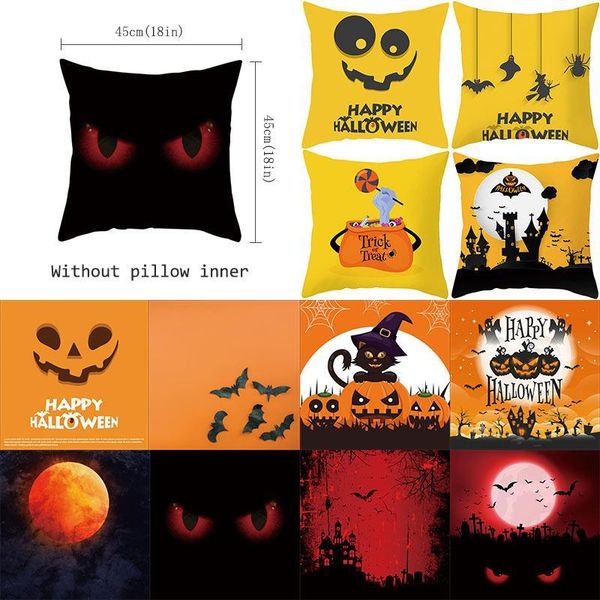 

cushion/decorative pillow halloween trick or treat cushion cover demon creative throw case decorative pillowcase
