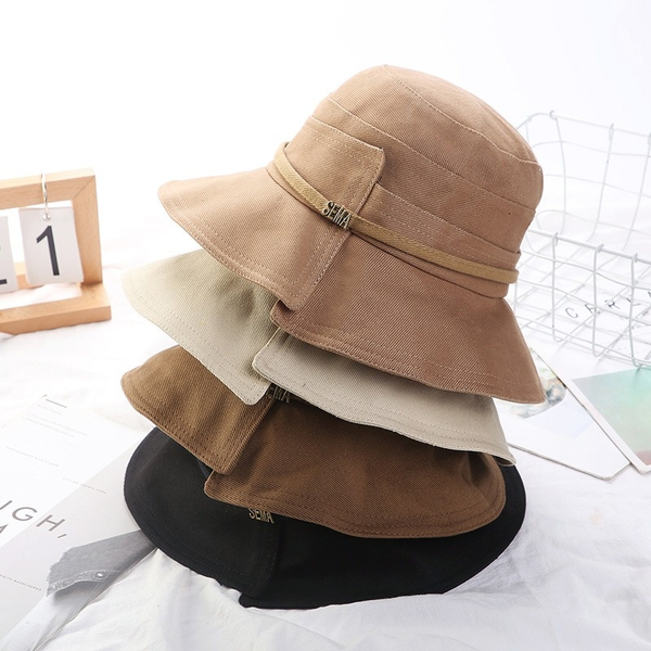 

hat female big brim along the summer outdoor sunhat sunscreen korean version folding sun hats net red fisherman hats, Blue;gray