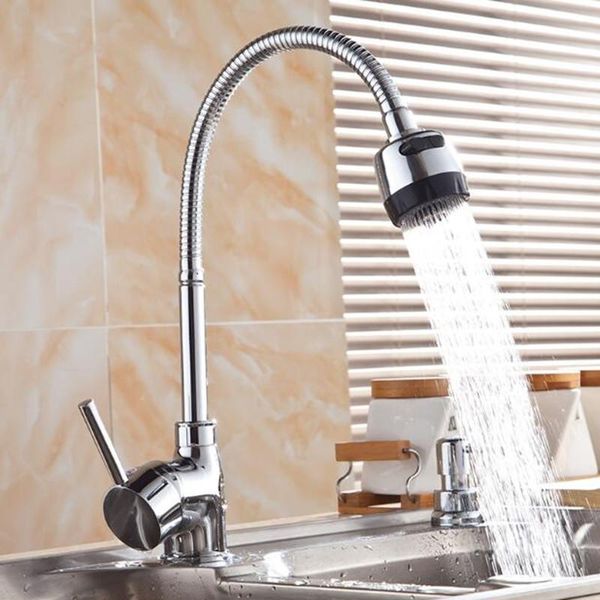 

kitchen faucets mixer bathroom faucet stretch flume sprinkler head rotatable