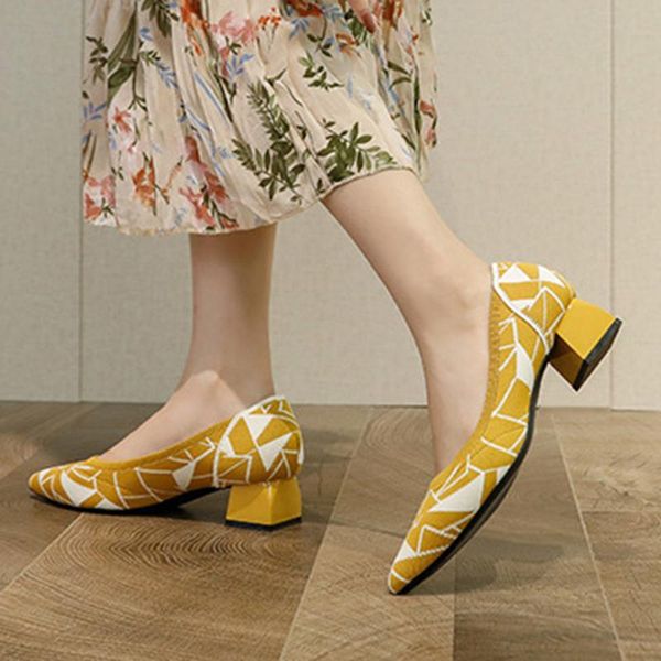 

knitted high heel pumps women light mesh design shoes casual and comfortable working large size dress, Black