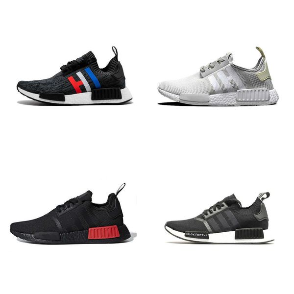 

designer nmd r1 japan triple white black men running shoes bred og cream oreo camo mens trainers women sport sneakers size 36-45