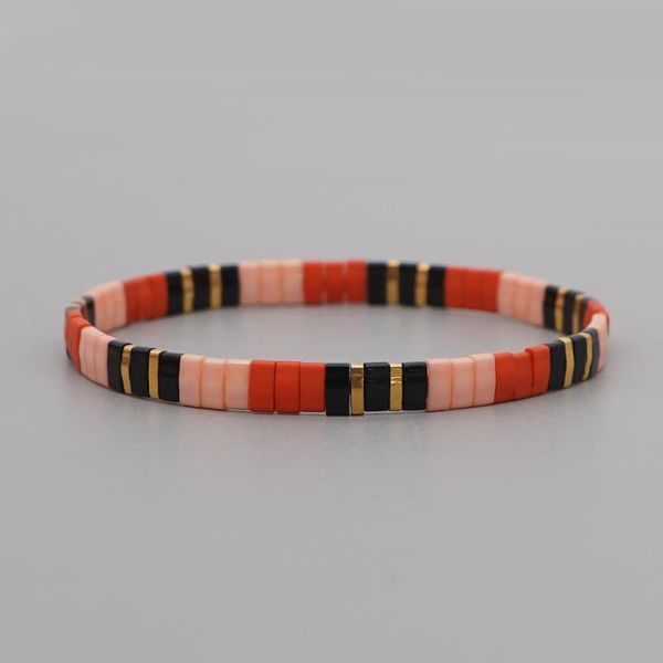 

charm bracelets go2boho tila bracelet for women jewelry glass beads stretch pulseras mujer moda 2021 trendy jewellery miyuki wholesale, Golden;silver