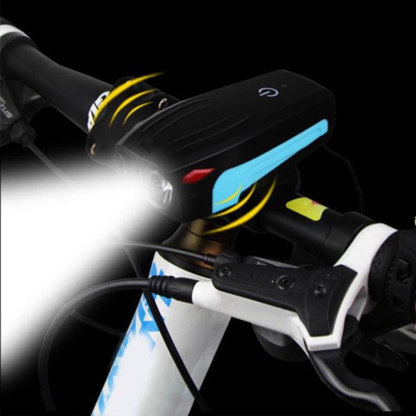 

bike lights electric loud mtb air horn ring light road handlebar 130db bell siren cycling front lamp hv99