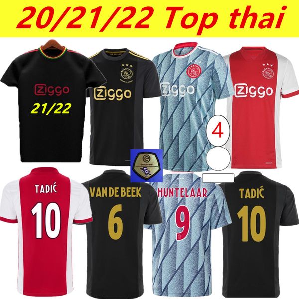 

20 21 22 a j ax soccer jersey fc 2021 kudus antony blind promes tadic neres cruyff football shirt uniforms third 50th, Black;yellow
