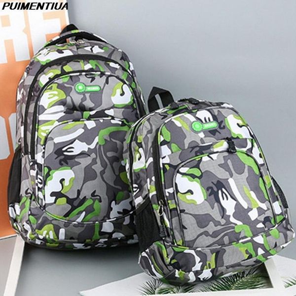 

school bags 2 sizes camouflage waterproof for girls boys orthopedic children backpack kids book bag mochila escolar schoolbag