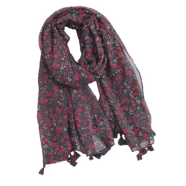 

scarves 2021 tassels hijab scarf printe floral summer shawls muslim viscose wraps fashion islamic headband 10pcs/lot, Blue;gray