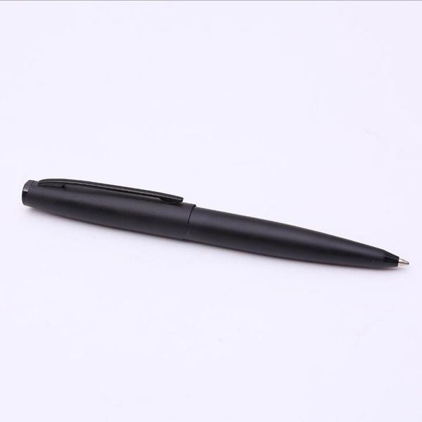 

luxury metal 706 ballpoint pen matte black spin student stationery office supplies pens, Blue;orange