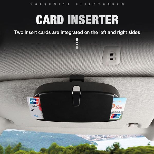 

universal car visor sunglasses case other interior accessories