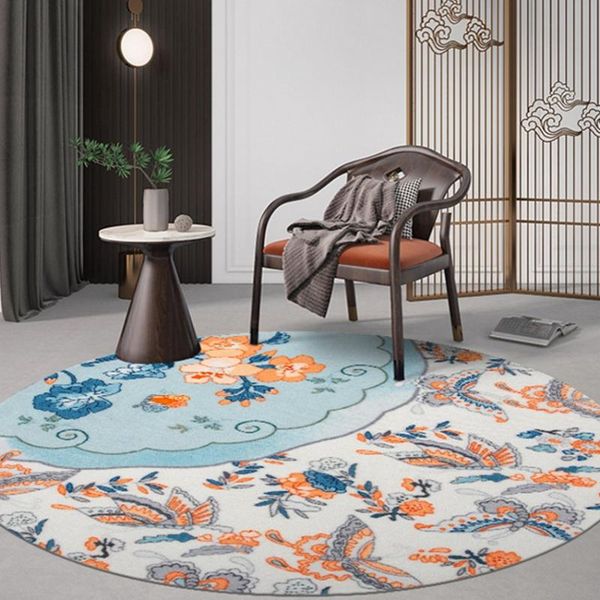 

modern style vintage floral area rug, nordic home decoration floor mat in polyamide fibre, villa rug carpets