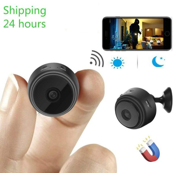 

mini home security camera a9 1080p hd wifi ir night vision camcorder 360 degrees support phone app contron sq20 ip cameras