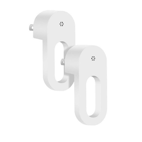 

night lights 2 pcs portable us plug small light intelligent led controlled plug-in home
