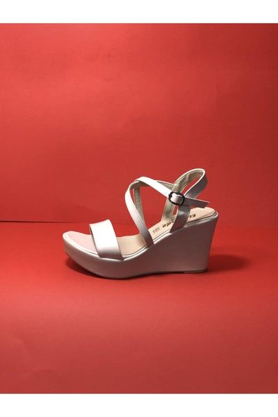 

sandals powder female padded ankle-strap, Black