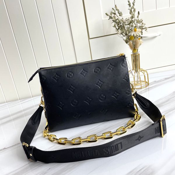 

designer evening bags famous brand ladies handbag leather letter flower opening shopping fashion classic size 26-20-12cm 453114