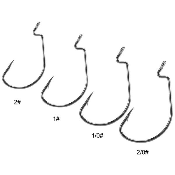 

10pcs/set fishing hooks high carbon steel soft bait jig head fish tackle accessories pesca