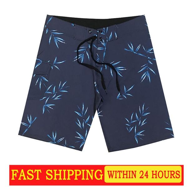 

men's swimwear casual shorts men summer beach boys breathable quick dry loose fashion hawaiian printed stretch fitness trousers