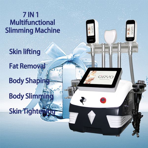 Professionale criolipolisi rimozione del grasso macchina dimagrante cavitazione ultrasonica perdita di peso rf face lifting attrezzature di bellezza 2 anni di garanzia