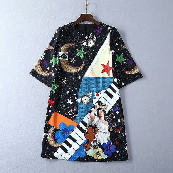 

casual dresses arrival female spring mini-diamond a041, Black;gray